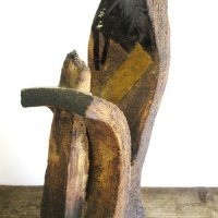 19.I only wish I knew what you are thinking. Ceramic hair paint animal claw eggshell membrane. 31cm h