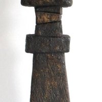 5. Watchtower. Ceramic string and metal. 42cm h